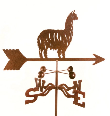 EZ1301-DK Alpaca & Llama Weathervane with Deck Mount
