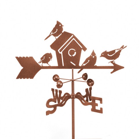 EZ1100-DK Birdhouse Weathervane with Deck Mount