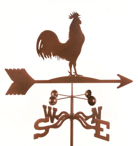 Rooster Bird Weathervane with Deck Mount