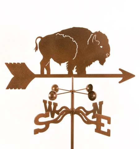 EZ1303-GR Bison Weathervane with Garden Mount