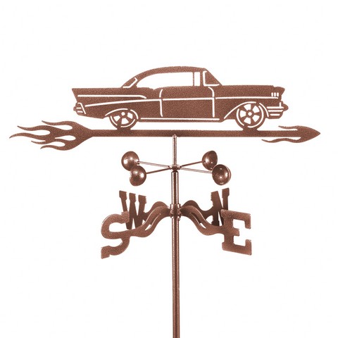 Picture of EZ Vane EZ1011-4S Chevy Car-57 Weathervane with Four Sided Mount