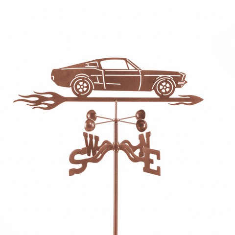 Picture of EZ Vane EZ1018-4S Mustang Car Weathervane with Four Sided Mount