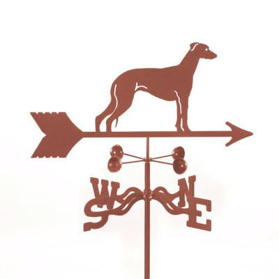 EZ Vane EZ1412-4S Greyhound Dog Weathervane with Four Sided Mount