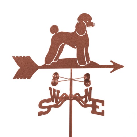 Poodle Dog Weathervane with Roof Mount