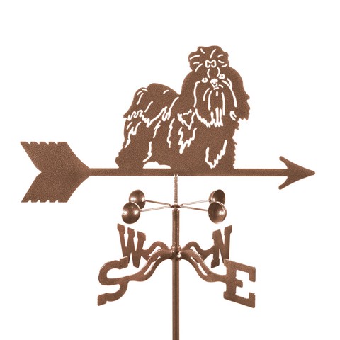 EZ1420-PT Shih Tzu Dog Weathervane with Post Mount