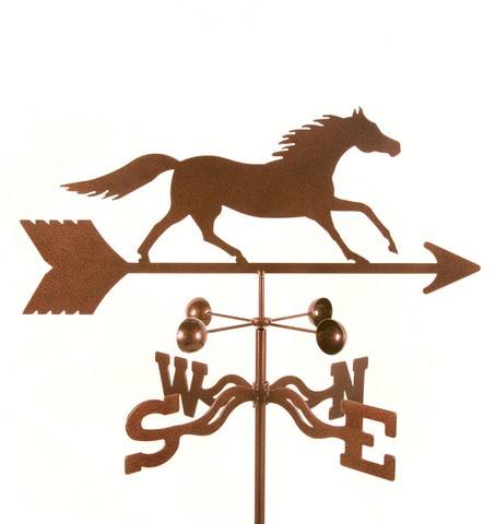 Running Horse Weathervane with Roof Mount
