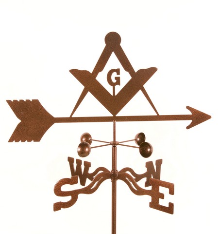 EZ1708-RF Masons Weathervane with Roof Mount