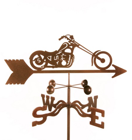 EZ1021-RF Chopper Motorcycle Weathervane with Roof Mount