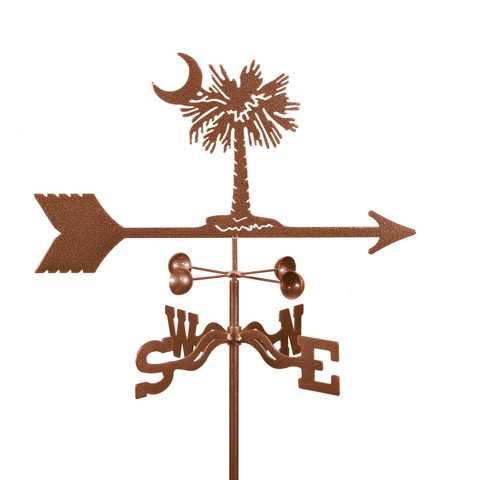 Palmetto Weathervane with Roof Mount