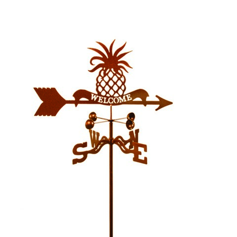 EZ1905-RF Welcome Pineapple Weathervane with Roof Mount
