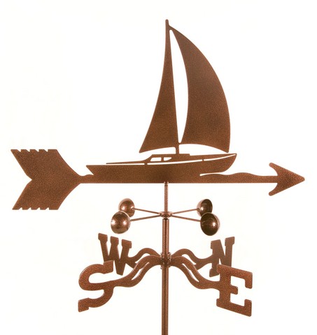 Sailboat Weathervane with Roof Mount