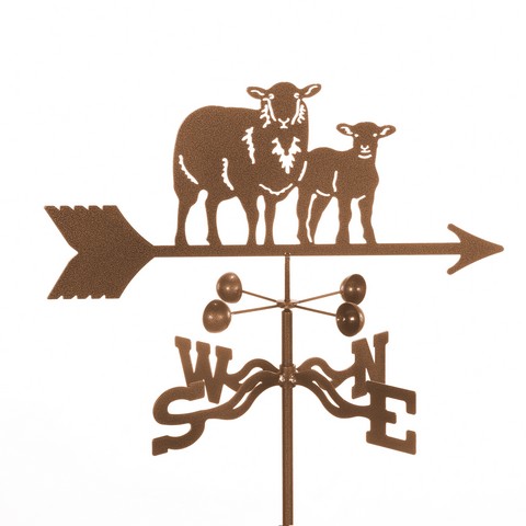 Sheep with Lamb Weathervane - Garden Mount