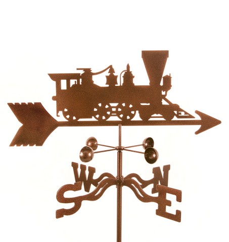 EZ Vane EZ1027-PT Train Weathervane with Post Mount
