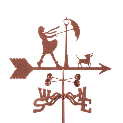 EZ1907-4S Windy Day Weathervane with Four Sided Mount