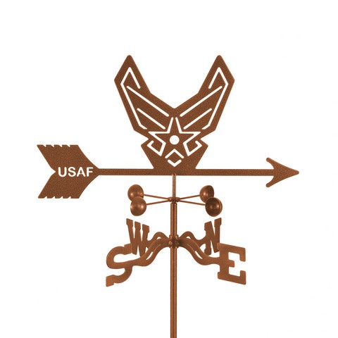 EZ1700-4S New Air Force Weathervane with Four Sided Mount