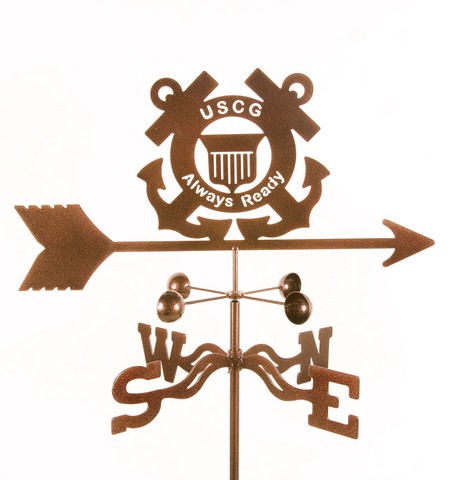EZ1704-RF Coast Guard Weathervane with Roof Mount
