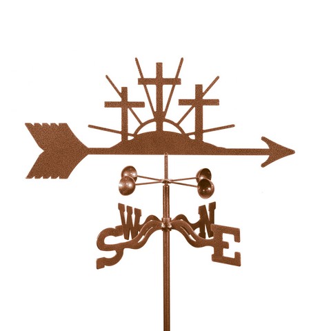 Crosses Weathervane with Garden Mount
