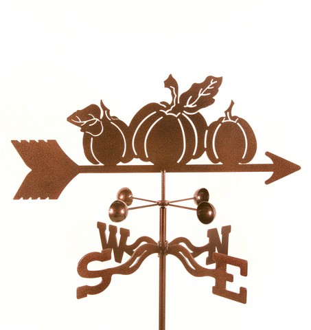 Pumpkins Weathervane with Roof Mount