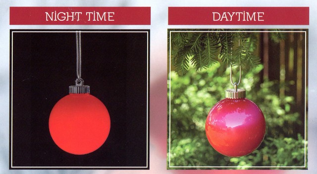 LED Lighted Red Battery Operated Shatterproof Christmas Ball Ornament Lights - Set of 3 -  NorthLight, 32263250