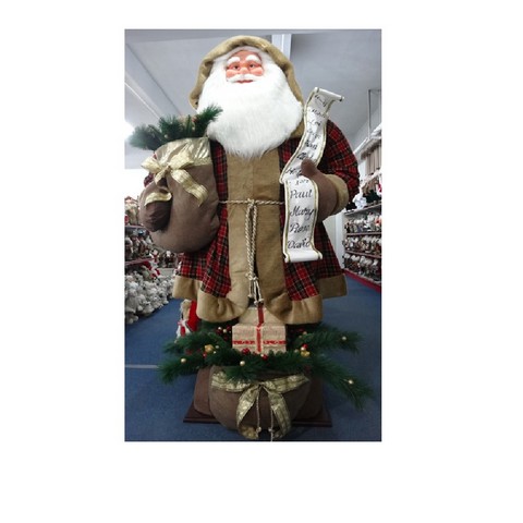 Picture of NorthLight 8 ft. Huge Inflatable Musical Santa Claus Christmas Figure with LED Lighted Gift Bag
