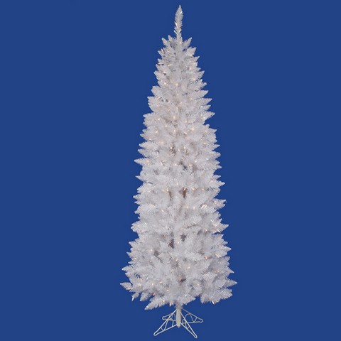 6 ft. x 29 in. Pre-Lit White Glimmer Iridescent Spruce Artificial Christmas Tree - Clear Lights -  NorthLight, 32265426