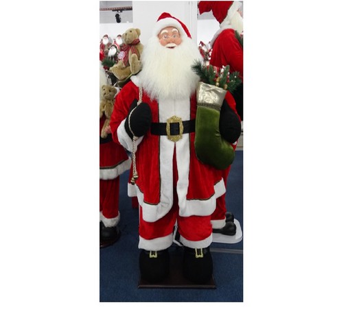 Picture of NorthLight 5 ft. Life-Size Deluxe Animated & Musical Inflatable Santa Claus Christmas Figure