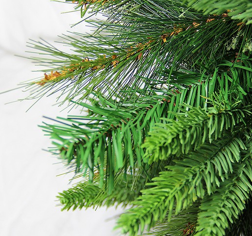 4.5 ft. x 37 in. Pre-Lit Cashmere Mixed Pine Artificial Christmas Tree - Warm Clear LED Lights
