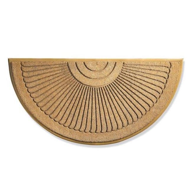 JMJ LE 81068 30X48 Sunburst Coir Door Mat  Beige  30 x 48 in.