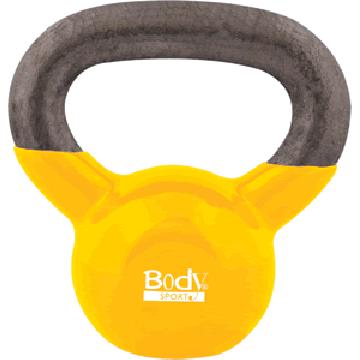 Picture of Body Sport BDSKB12 Latex-Free 12 lbs Kettlebell&#44; Yellow