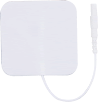 Picture of BodyMed NPP621 2 x 2 in. Square White Foam Carbon Electrode&#44; 4 per Pack