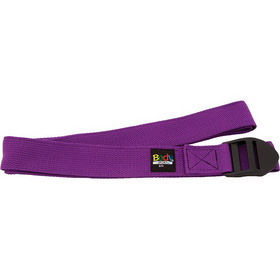 Picture of Body Sport BDSYSP8F 8 ft. Yoga Strap Purple Cotton Blend with PVC Buckle