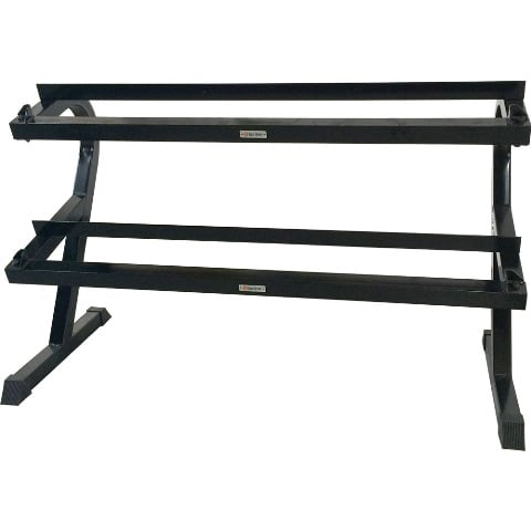 Picture of Body Sport BDSDBRACK01 52 x 24 x 32 in. Dumbbell Storage Rack with 2 Horizontal Shelves&#44; Black