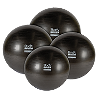 Eco Series Exercise Ball 6P Anti-Burst - Black - 65 cm