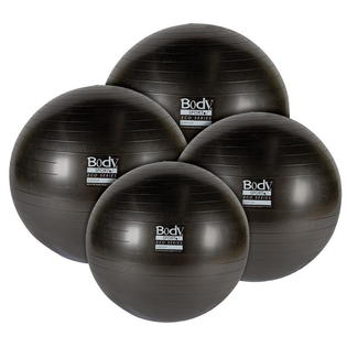 BDS6PF75AB Eco Series Exercise Ball 6P Anti-Burst, Black - 75 cm
