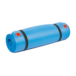 Exercise Mat - Blue - 0.5 in Thick - Durable Foam