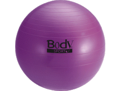 Body Sport BDS10045ABCM Anti-Burst Fitness Ball, Purple - 45 cm