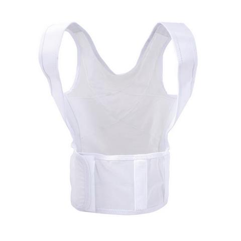 Picture of Body Sport BDS1283X Dorsal Vest Adjustable Waistband&#44;White - 3XL