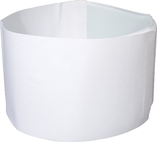 Picture of Body Sport BDS131REG Male Rib Support Belt&#44; White - Regular