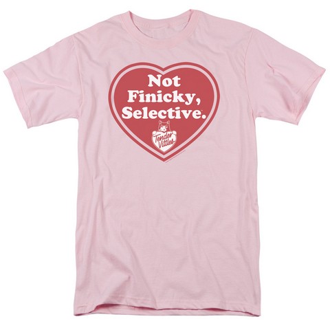 Tender Vittles-Selective Short Sleeve Adult 18-1 Tee- Pink - Small