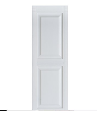 Perfect Shutters IR521559049 Premier Raised Panel Exterior Decorative Shutters, Paintable - 15 x 59 in.
