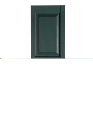 Perfect Shutters IR521563331 Premier Raised Panel Exterior Decorative Shutters, Heritage Green - 15 x 63 in.