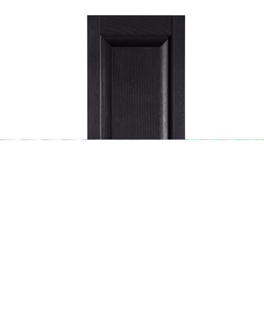 Perfect Shutters IR521567002 Premier Raised Panel Exterior Decorative Shutters, Black - 15 x 67 in.