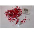Perfect Holiday 600075 Battery Operated 20 LED String Light with Red Beads - White Perfect Holiday 600075 Battery Operated 20 LED String Light with Red Beads - White
