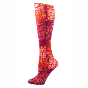 Picture of Celeste Stein CMPS Bright Vintage Floral Therapeutic Compression Sock