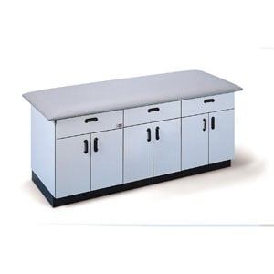 Picture of Hausmann 4835 Treatment Table, Folkstone Gray - American Beauty