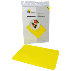 Picture of Tenura Silicone Non-Slip Table Mat, Yellow - 10 x 7 in.