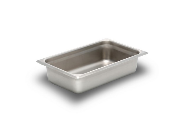 Picture of Bon Chef 12026 2 quart Stainless Steel 0.25 Size Rectangular Food Pan&#44; 10.37 x 6.37 x 2.25 in.