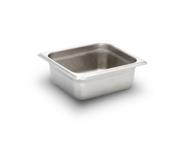 Picture of Bon Chef 12027 6.87 x 6.37 x 2.25 in. Stainless Steel 0.16 Size Rectangular Food Pan&#44; 1 quart - 6 oz