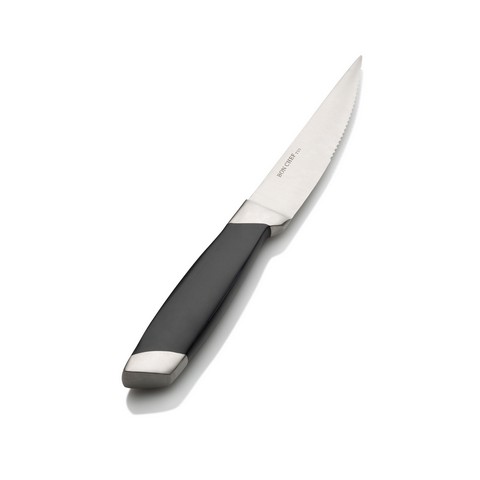 Picture of Bon Chef S936 10 in. Solid Stainless Steel Gaucho Steak Knife & 5 in. Pointed Tip Blade, Pack of 12