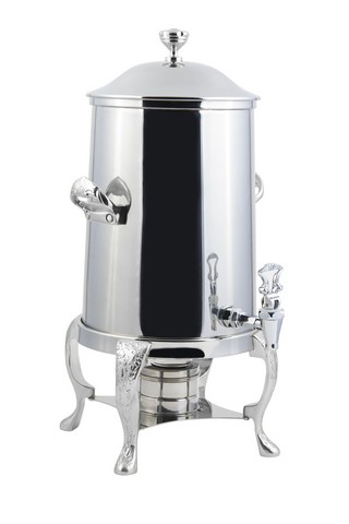 Picture of Bon Chef 47103C 3.50 gal Renaissance Non Insulated Coffee Urn with Chrome Trim